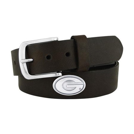 ZEP-PRO Zep-Pro UGA-BOLP-BRW-32 Georgia Bulldogs Concho Emblem Brown Belt Size 32 UGA-BOLP-BRW-32